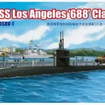 Szuper ajánlat Riich Models USS Los Angeles ‘688‘ Class SSN with DSRV-1 makett