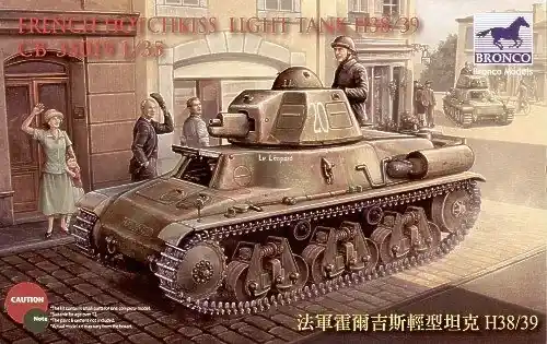 Bronco French Hotchkiss H-38/39 Light Tank makett Akciós ár