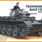 Bronco Pz.Kpfw.II Ausf.D1 makett Korlátozott ajánlat