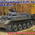 Outlet Bronco Pz.Kpfw.II (Fl) Sd.Kfz.122 with UE Trailer makett