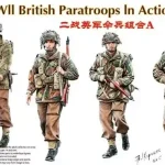 Bronco WWII British Paratroops in Action Set A Azonnali szállítás