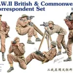 Bronco WWII British Commonwealth War Correspondent Set Azonnali szállítás