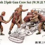 Bronco British 25pdr Gun Crew Set (Europe) Exkluzív ajánlat