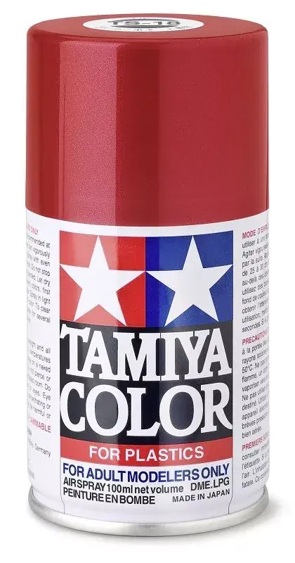 Kedvezmény Tamiya TS-18 Metallic Red