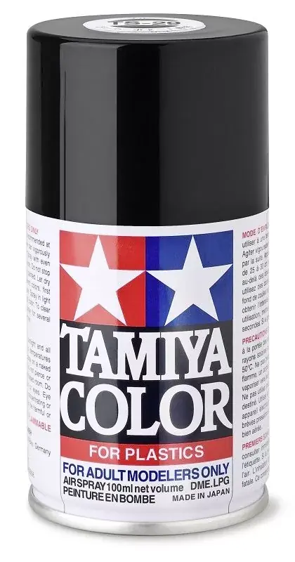 Tamiya TS-29 Semi Gloss Black Árcsökkenés