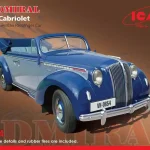 Korlátozott ajánlat ICM Admiral Cabriolet makett
