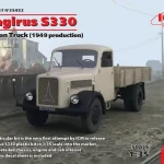 Korlátozott ajánlat ICM Magirus S330 German Truck (1949 production) makett