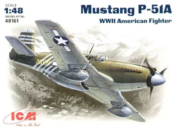 ICM North-American P-51A Mustang USAF makett Exkluzív ajánlat