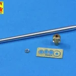 Azonnal elérhető Aber U.S. 76 mm M1A2 barrel with muzzle brake for Sherman M4A3E8 tank (Tamiya)