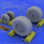 Expressz kézbesítés Eduard F-4C/D/E/F/G wheels (HASEGAWA)