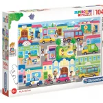 104 db-os puzzle - a város (27114) - Clementoni Olcsóbb