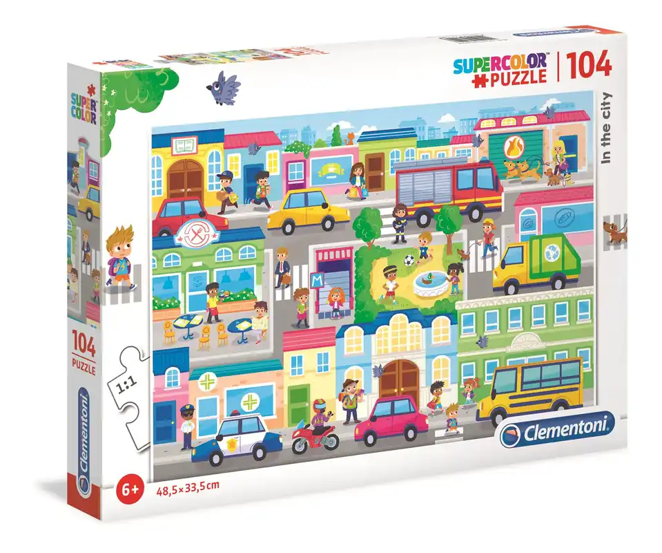 104 db-os puzzle - a város (27114) - Clementoni Olcsóbb