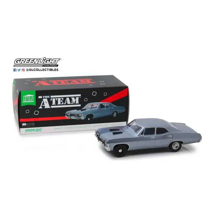 A-Team Diecast Model 1/18 1967 Chevrolet Impala Sport Sedan (021456) Olcsóbb