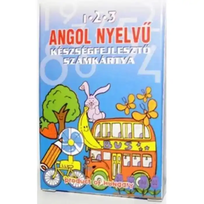 Akciós ár Angol Számkártya (50152)