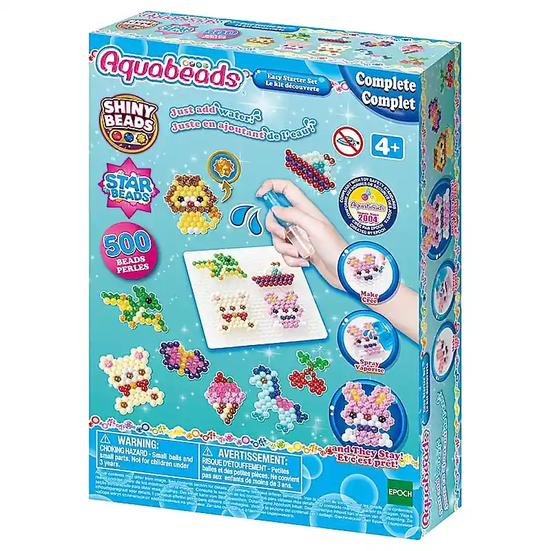 Legjobb ár Aquabeads Easy Starter Set kezdő gyöngykészlet 500 db-os (319994)