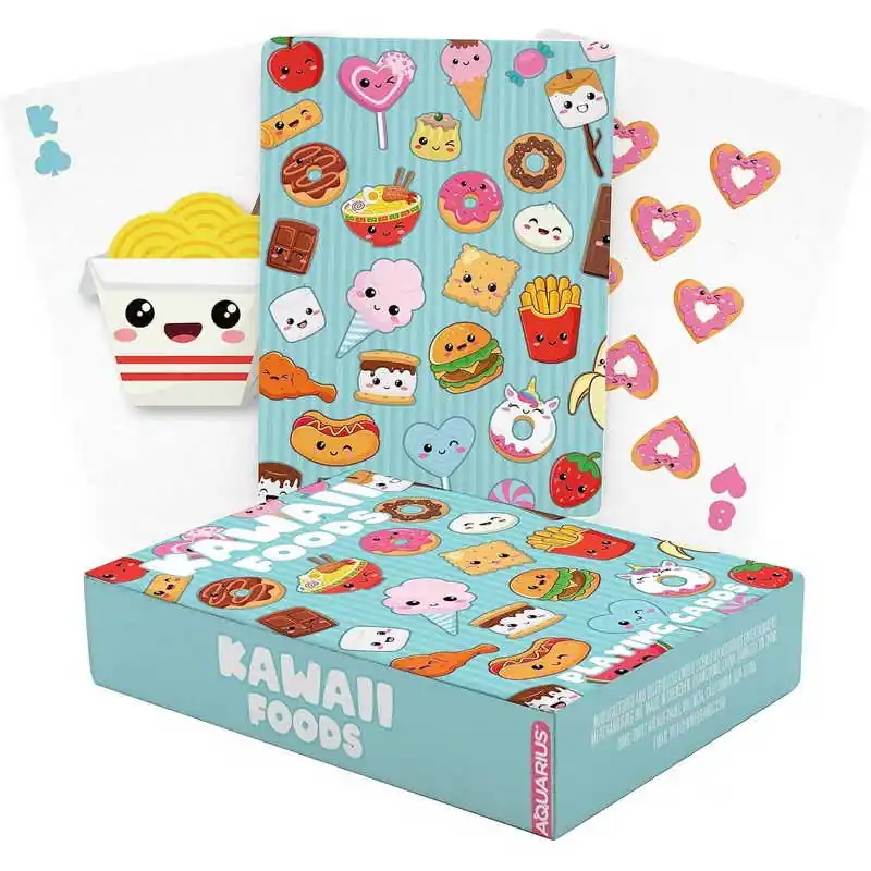 Népszerű Aquarius - Kawaii Foods francia kártya (NMRPLAY24-KWAI-17169)