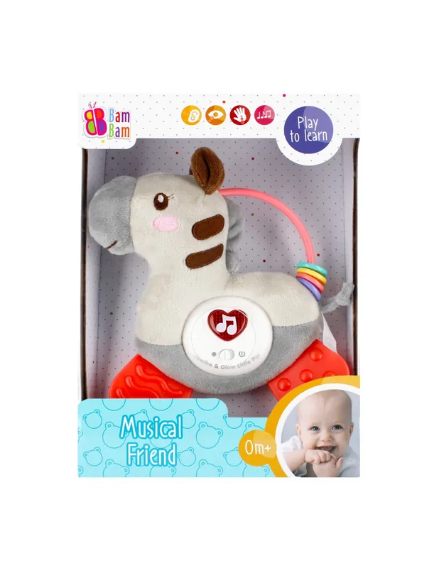 Expressz kézbesítés BamBam Plüss zenélő zebra (503087)