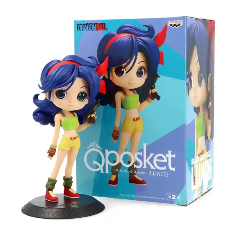 Szuper akció Banpresto Dragon Ball - Lunch (Launch) Q Posket figura - Ver. A - 14 cm (17436)