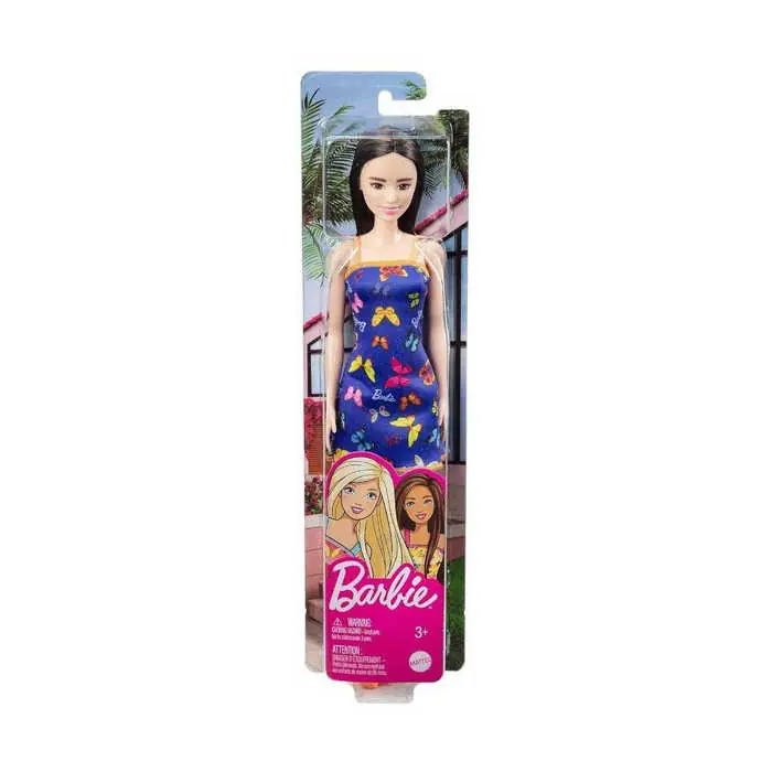 Szuper akció Barbie - Chic divatbaba pillangós kék ruhában (5001880)
