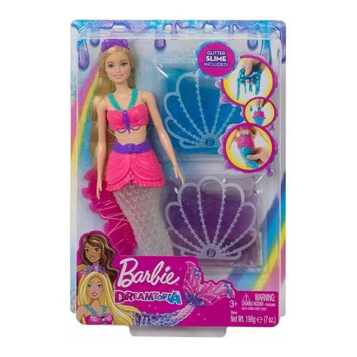 Barbie - Dreamtopia Baba - Glitter Slime Szirén (1831856) Akció