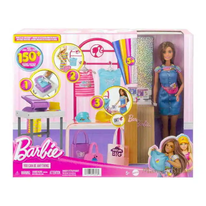 Szuper akció Barbie - Ruhatervező játékszett babával (5108060)
