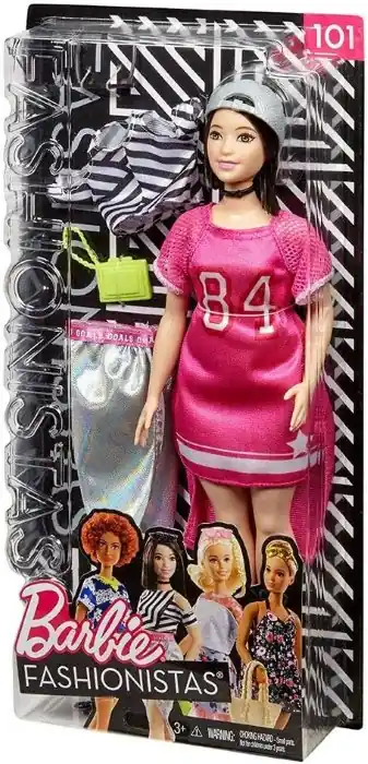 Barbie Fashionista baba ruhával FJF67 (639025) Szuper akció