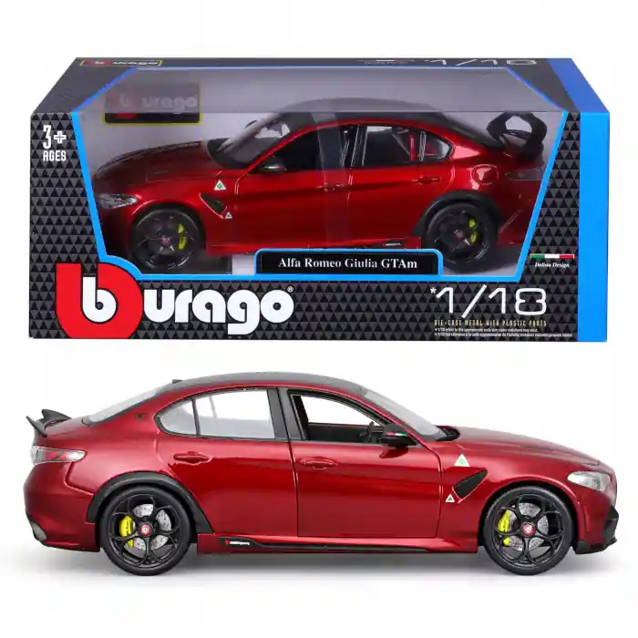 Kedvezmény Bburago - 1/18 Alfa Romeo Giulia GTAm 2020 Piros (18-11049)