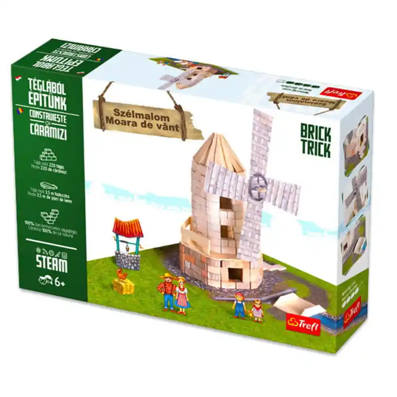 Brick Trick Tégla építőjáték szélmalom 220 db-os Trefl (172160) Legjobb ár