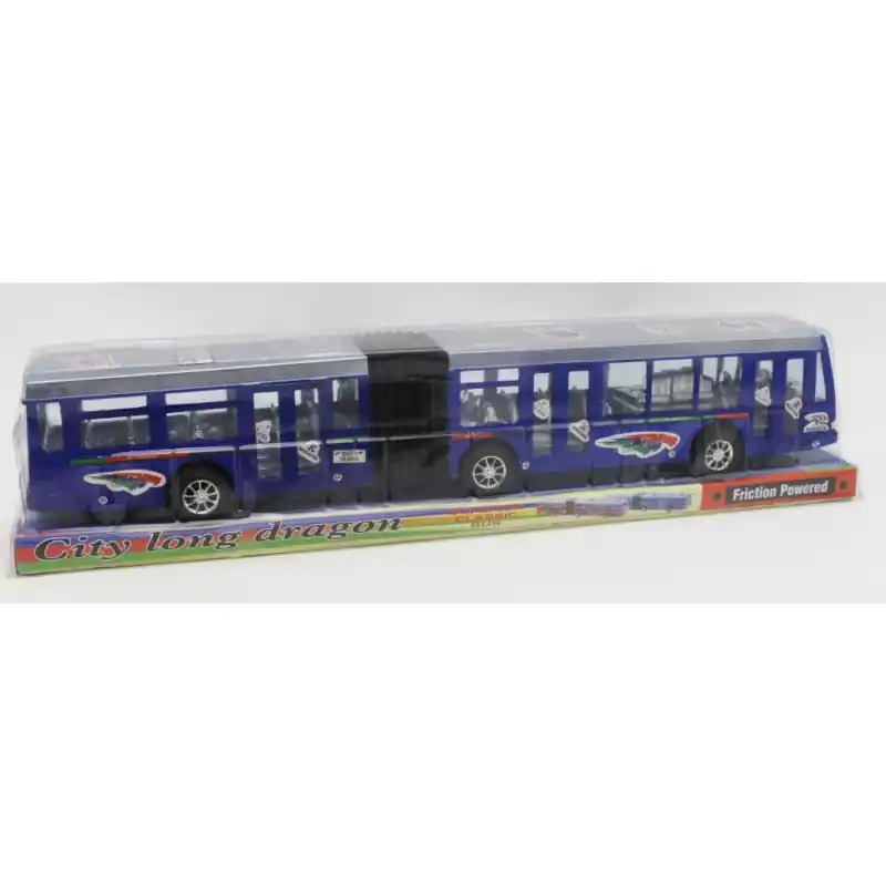 Kedvezményes ár Busz csuklós fém kék 42 cm (152061)