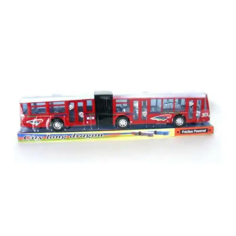 Busz csuklós fém piros 42 cm (152061) Biztonságos fizetés
