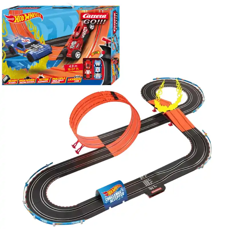 Carrera Go Hot Wheels autós versenypálya játékszett 4,9 m 2 db kisautóval (174517) Olcsóbb