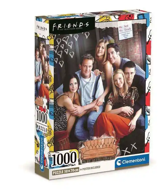 Clementoni - Jóbarátok 1000 db-os puzzle (39711) Bestseller