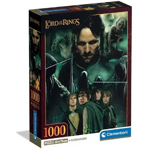 Akció Clementoni 1000 db-os Compact puzzle - A Gyűrűk Ura (39963)