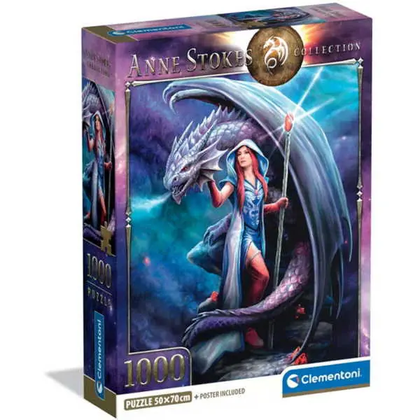 Clementoni 1000 db-os Compact puzzle - Anne Stokes Sárkánymágus (39956) Korlátozott ajánlat