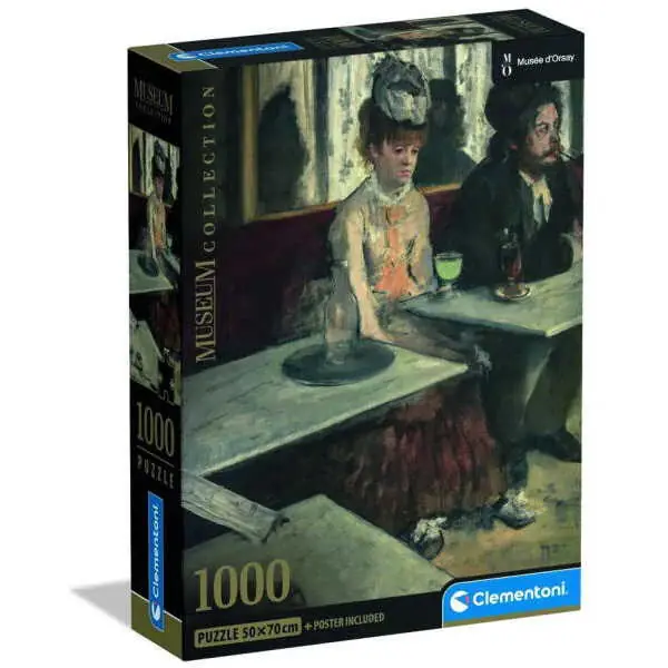 Outlet Clementoni 1000 db-os Compact puzzle - Degas Kávéházi jelenet (39974)