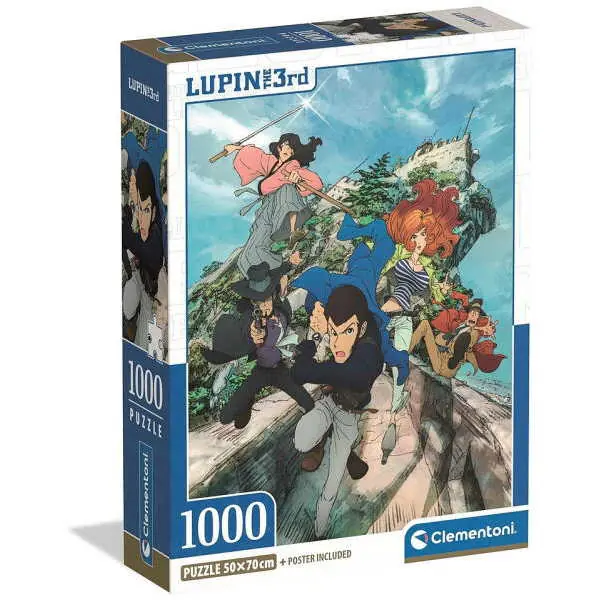 Biztonságos fizetés Clementoni 1000 db-os Compact puzzle - Lupin III A nagy szökés (37068)