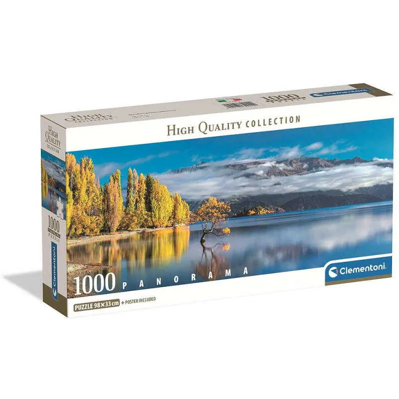 Gyors kiszállítás Clementoni 1000 db-os Panoráma Compact puzzle - Wanaka-tó, Új-Zéland (39942)