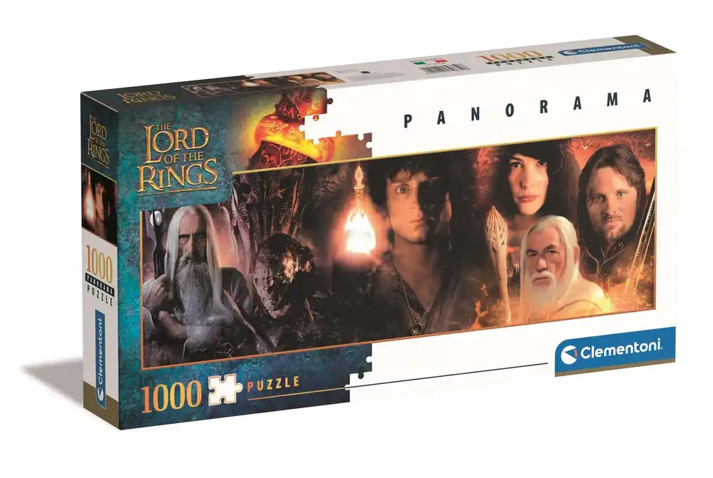 Gyors szállítás Clementoni 1000 db-os panoráma puzzle - A Gyűrűk Ura (39739)