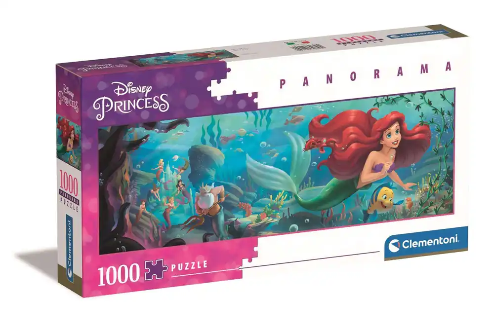 Végkiárusítás Clementoni 1000 db-os panoráma puzzle - A kis hableány (39658)