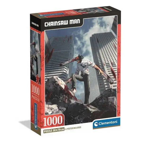 Clementoni 1000 db-os puzzle - Chainsaw Man 2025 (37508) Végkiárusítás
