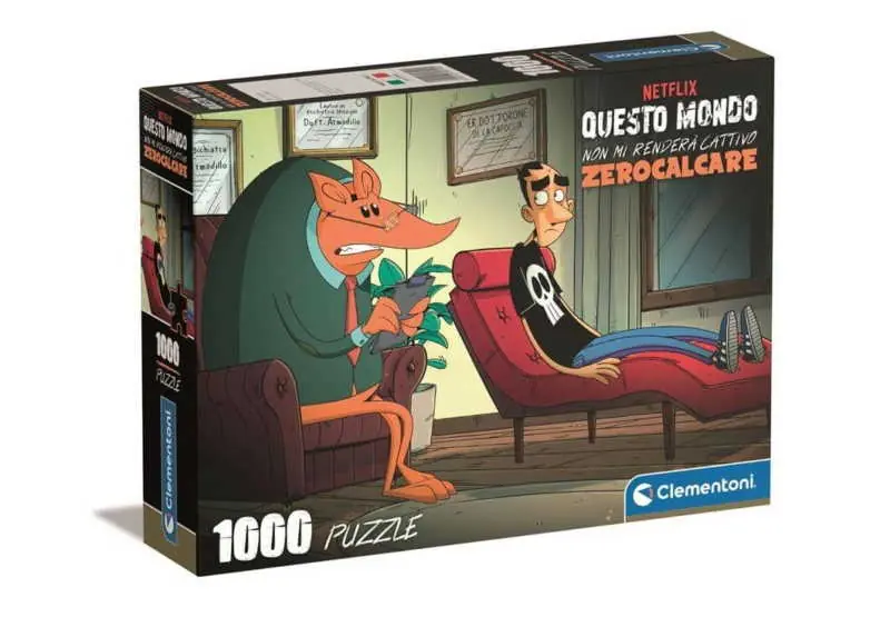 Clementoni 1000 db-os puzzle - Zerocalcare A kanapén (39794) Újdonság
