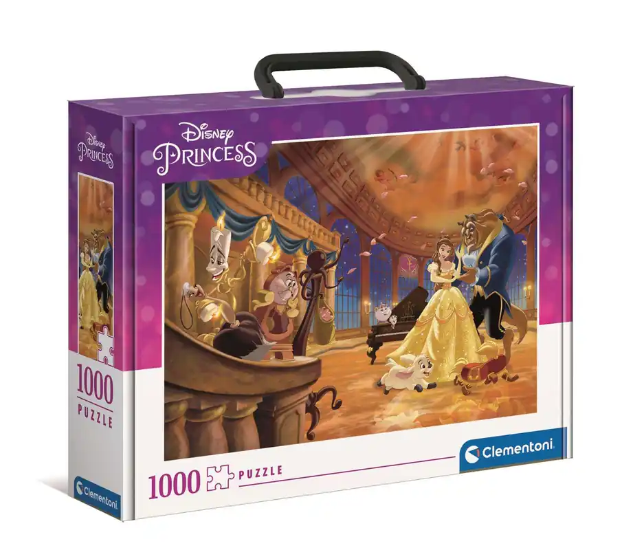 Bestseller Clementoni 1000 db-os puzzle bőrönd - Hercegnők (39676)