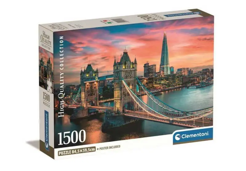 Árcsökkenés Clementoni 1500 db-os puzzle - Alkonyat Londonban (31715)