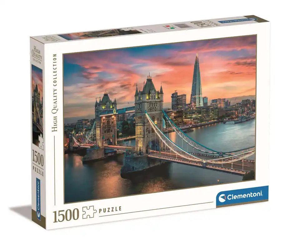 Biztonságos vásárlás Clementoni 1500 db-os puzzle - London alkonyatkor (31694)