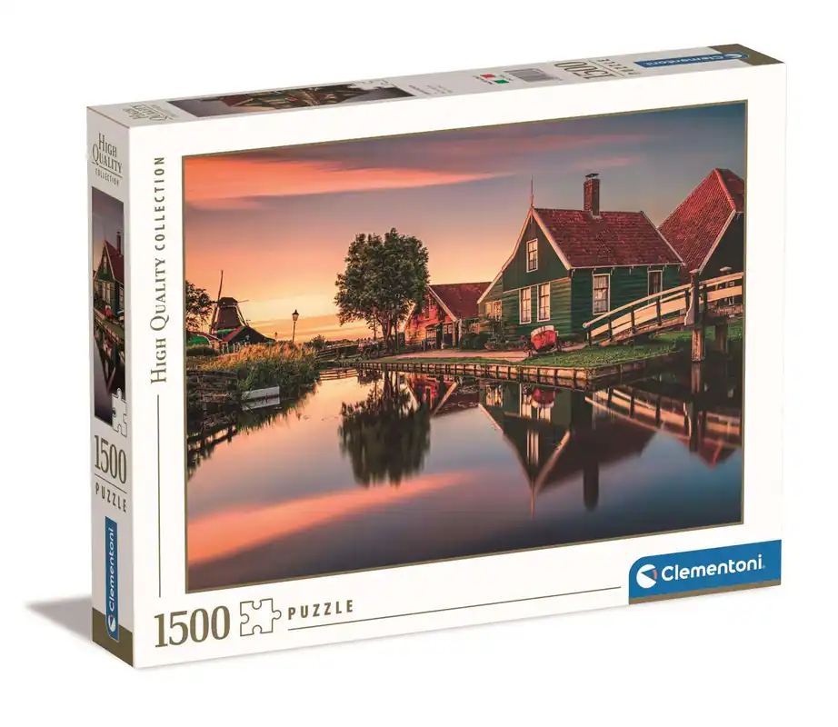 Clementoni 1500 db-os puzzle - Zaanse Schans (31696) Gyors szállítás