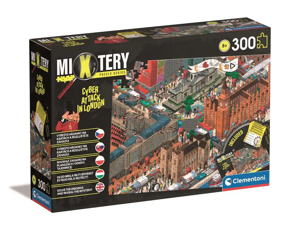 Kedvezményes ár Clementoni 300 db-os Mixtery puzzle - Hackertámadás Londonban (21714)