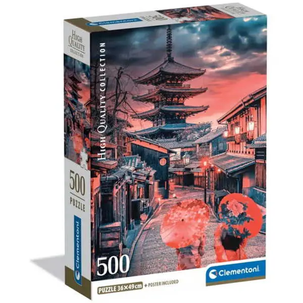 Clementoni 500 db-os Compact puzzle - Esti utcakép Kiotóban (35599) Vedd meg most