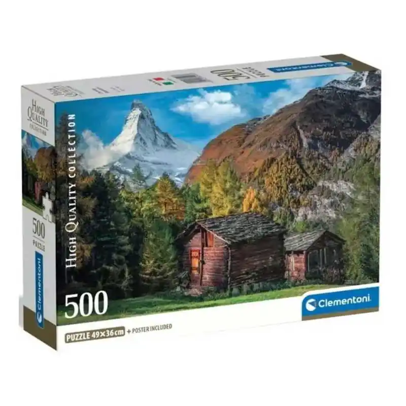 Árcsökkenés Clementoni 500 db-os Compact puzzle - Matterhorn hegycsúcs (35597)