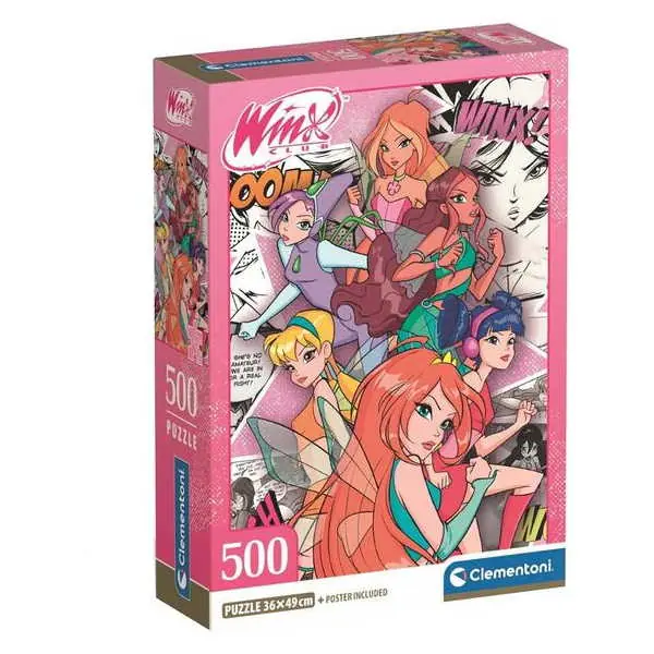 Különleges ajánlat Clementoni 500 db-os Compact puzzle - Winx (35154)