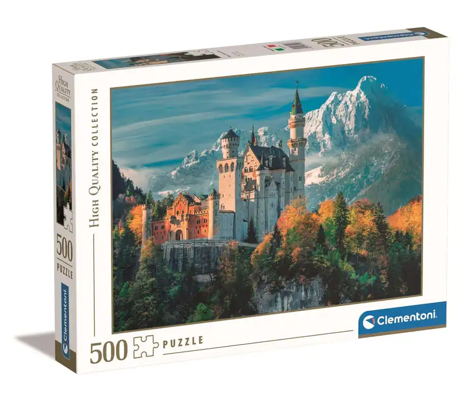 Vedd meg most Clementoni 500 db-os puzzle - Neuschwanstein kastély (35146)